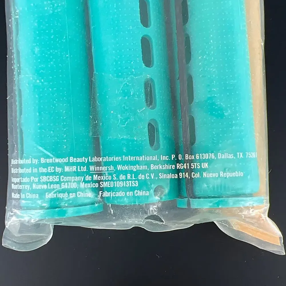Salon Care Cold Wave Perm Rods New Factory Sealed lot Vintage - NOS Orange Blue